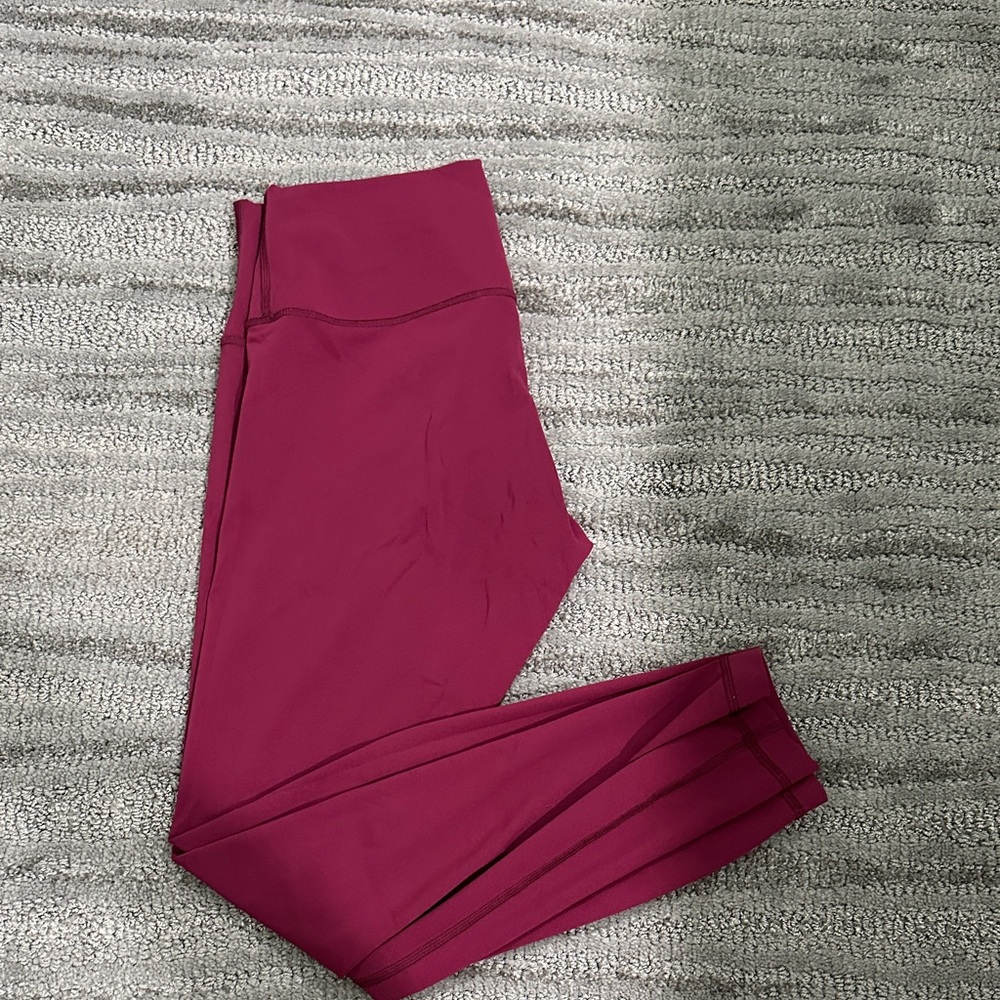 Burgundy Leggings